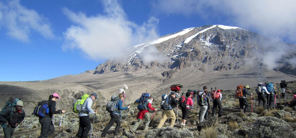 Climbing Mountain Kilimanjaro